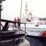 How cool is this, to be on patrol with US Coast Guard and encounter an historical restored US Navy River Patrol Boat in action? :-)